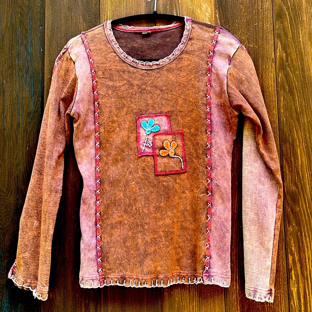 Long sleeve BoHo T-shirt